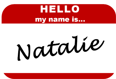 Natalie Name Tag
