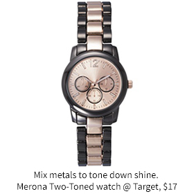 Signature Style Finds Under 50 - Target two-toned Merona watch.jpg